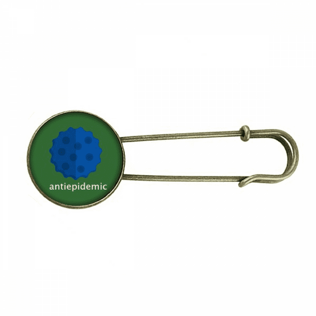 Epidec Prevention Disinfection Retro Metal Brooch Pin Clip Jewelry