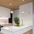 thumbnail image 3 of Capri 7" Integrated LED Pendant Lighting Fixture in Antique Brass, 3 of 10
