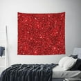 thumbnail image 6 of Balery Red Glitter Pattern Tapestry 60x51 Inches - Large Wall Hanging Tapestry for Bedroom, Living Room, Dorm Decor - Artistic and Aesthetic Room Decor, 6 of 9