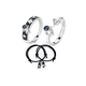 thumbnail image 1 of 2anillos De Astronauta Pareja Aleación Y 2pulseras Ajustable Plateado, 1 of 4