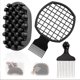 thumbnail image 1 of wonima11 3 Pack Silicone Curling Hair Brush & Metal Afro Pick Hair Comb Set – Durable Washable Curl Sponge for Black Men, Natural Hair, Dreadlocks, Coils & 4C Afro HairStyling Tool, 1 of 1