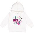 thumbnail image 2 of Inktastic I Rock with Guitar Microphone and Music Notes Toddler Hoodie, 2 of 4