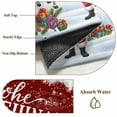 thumbnail image 6 of Round Rug 7Ft Washable Non-Slip, Red Christmas Circle Area Rugs for Living Room Bedroom, Santa Snowman Snowflake Gifts Elk Indoor Floor Mats Carpet Runner for Home Decor Aesthetic, 6 of 8