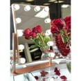 thumbnail image 5 of Impressions Vanity Hollywood Tri-Tone XL Lighted Makeup Mirror with 360 Degree Swivel (White), 5 of 11
