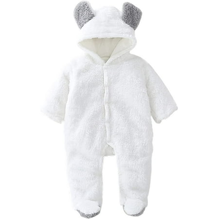 

YOUI-GIFTS Snowsuit for Baby Girls Boys Warm Jumpsuit Winter Down Coat Onesie Romper