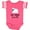 Football Pink and White, variant on Inktastic My Mimi Loves Me Baby Lamb Boys or Girls Baby Bodysuit