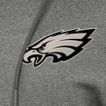 thumbnail image 2 of Women's Antigua  Heather Black Philadelphia Eagles Justice Pullover Hoodie, 2 of 2