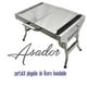 thumbnail image 5 of Asador Pequeño Para Barbacoa Parrilla Para Jardín Y Exteriores De Acero Inoxidable CHIC-FANTASY Plegable Tipo Maletín, 5 of 5