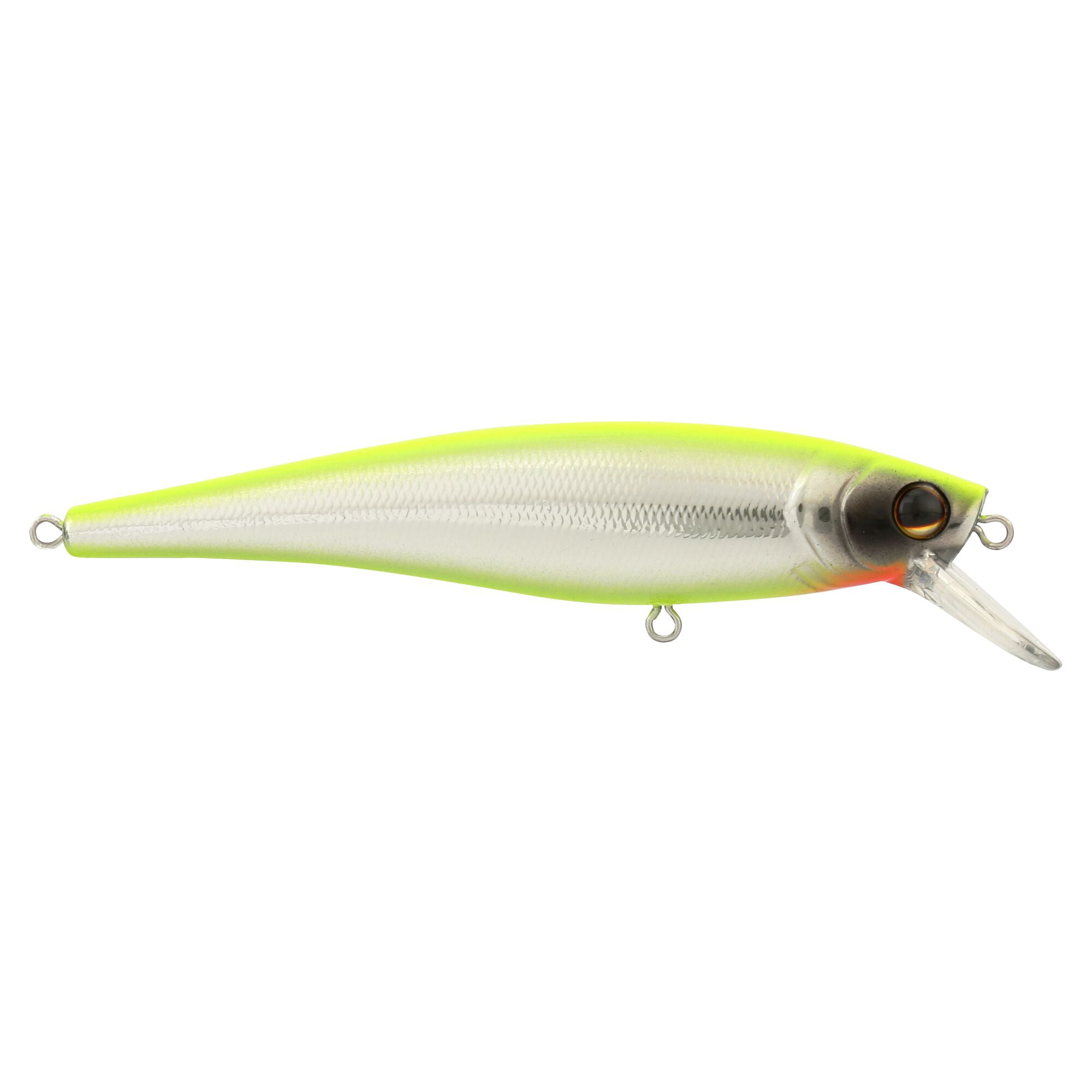 Berkley Cutter Saltwater, 3.5 in, Jerkbaits, Chrome/Chartreuse (1 Count)