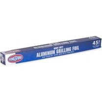 Kingsford Heavy Duty Aluminum Grilling Foil Aluminum Foil for Grilling, Cooking, Steaming, and Food Storage Kingsford Grilling Foil, Durable Aluminum Foil, Kingsford Foil 45 Sq. ft Foil Roll