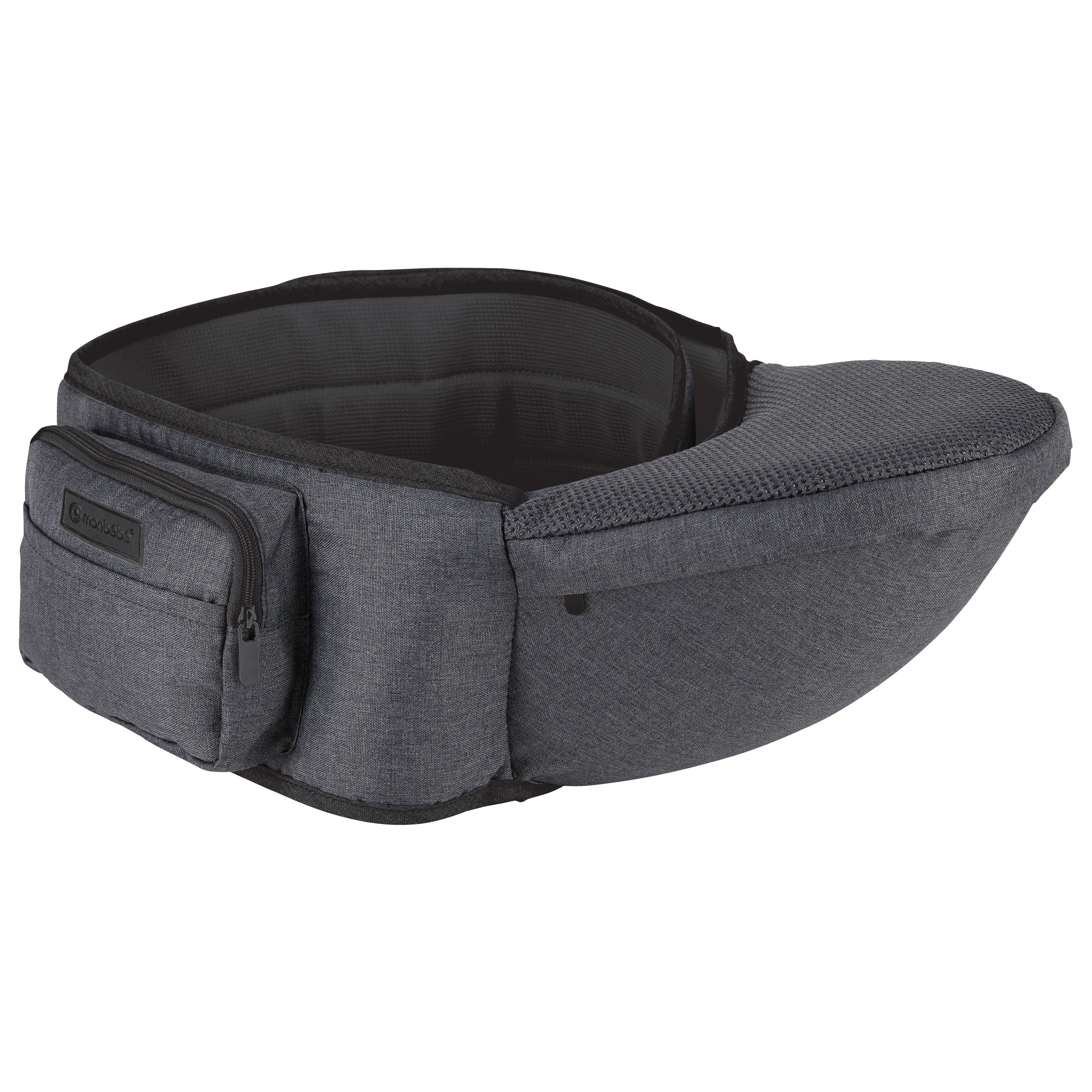 Monbebe Hip Seat Carrier, Gray, Infant & Toddler, Unisex