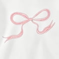 thumbnail image 3 of Aofany Baby Girl Sweatshirt Crew Neck Long Sleeve Pullover Tops Toddler Kids Fleece Lined Sweatshirts, 2-13T, 3 of 6