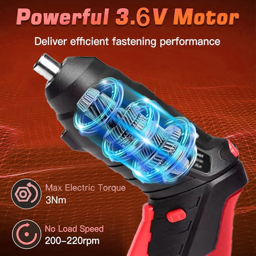 Precision Electric Screwdriver - 4mm Bit Cordless Driver for Electronics, Computer, Phone Repair