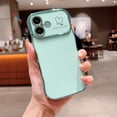 thumbnail image 2 of For iPhone 16 Plus Phone Case,Wavy Frame Designing,Love Heart Pattern,Luxury Plating Shockproof Anti-fall Soft TPU Ultra Slim Thin Fit Cute Electroplated Phone Case Cover,Green, 2 of 8