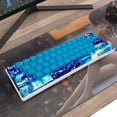 thumbnail image 2 of 61 teclas 2,4G teclado inalámbrico/con cable RGB retroiluminado teclado inalámbrico PC teclado Kit, 2 of 6