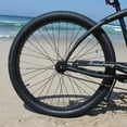 thumbnail image 6 of Firmstrong Bruiser Single Speed Men's 26 Inch Beach Cruiser Bike, Black, 6 of 7