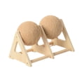 thumbnail image 4 of Pelota rascadora para gatos, juguete interactivo para hacer ejercicio, protector de muebles de madera, rascador para gatos con soporte para moler,, 4 of 8