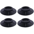 thumbnail image 1 of 4 PCS Lavadora almohadilla de pie, pie de goma universal, estera de amortiguación de pie de goma anti -vibración, máquina de secado del tambor de la lavadora (negro) oso de fresa Hogar, 1 of 6