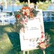 thumbnail image 4 of Farmhouse Fake Rose Flower Colcomx Corona colgante de puerta delantera, 4 of 8