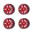 thumbnail image 1 of Sywqhk 4 Uds llantas de rueda Beadlock neumáticos para 1/24 RC coche Axial SCX24 90081 (rojo), 1 of 9