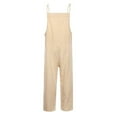 thumbnail image 6 of CFXNMZGR Jumpsuits for Women Fashion Bib Pants Overalls Baggy Rompers Jumpsuits with Pockets Casual Loose Bib Overall on Clearance, 6 of 7