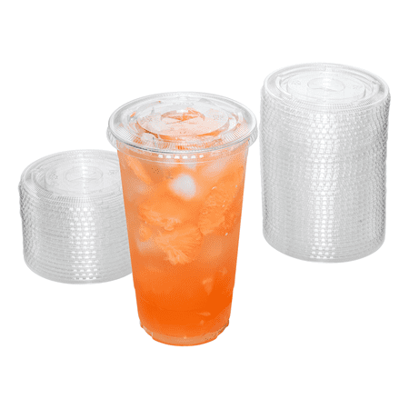 Karat Earth PLA Flat Lid for 32oz Cup (107mm) - 500 ct