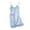 Blue, variant on MuZeFu Satin Nightgowns for Women Women's And Winter Sling Nightdress Nightwear Leisure Wear Pajamas