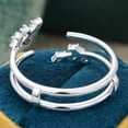 thumbnail image 4 of Silvago Jewel 14K White Gold Over Engagement Ring - Marquise Cut 0.9 Ct Diamond Jewellery - Engagement Wedding Simple Rings for Women's - Unique Diamond Beautiful Special Occasion Rings for Her, 4 of 8