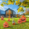 thumbnail image 4 of Heyone Halloween Pumpkin Lawn Bags 6 Pack Pumpkin Pattern Leaf Bags for Halloween Outdoor Yard Fall Lawn Trash Bag Decoration Large Pumpkin Lawn Bag - 2 Sizes, 4 of 5