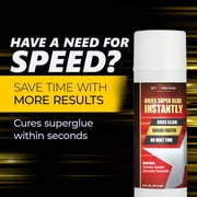 Starbond Instant Set Accelerator (Activator) for CA Super Glue, 6 oz. Aerosol