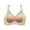 Khaki, variant on Bra for Women Adjustable Shoulder Straps Solid Color Backless Seamless Push-Up U-Shaped Beautiful Back Underwear Everyday Wireless Bras