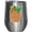 Silver, variant on Say No to Plastic Bag Art, Earth Day & Environmentalist Merch Gift, White 12oz Wine Tumbler