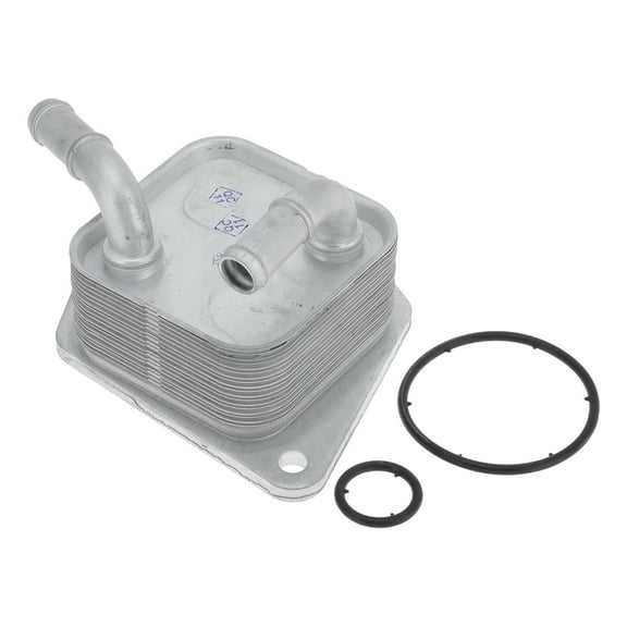 Unique Bargains 1 Set Engine Oil Cooler for Honda Civic 2016-2021 Aluminum Alloy Silver Tone Transmission Oil Cooler Trans Cooler