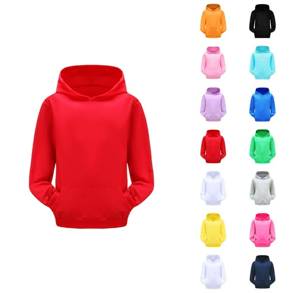 Hoodie for Girls Child Toddler Boys Girls Long Sleeve Prints Warm Hoodie Pullover Tops Boys Outfits Sweat Suit Clean Girl Clothes