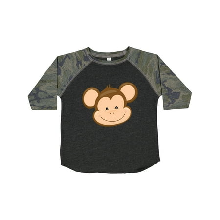 

Inktastic Cute Monkey Head Gift Toddler Boy or Toddler Girl T-Shirt