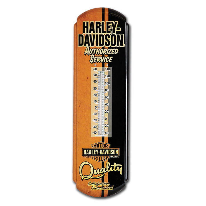 HARLEY DAVIDSON Garage Thermometer Metall Thermometer Blechschild Blech Biker 