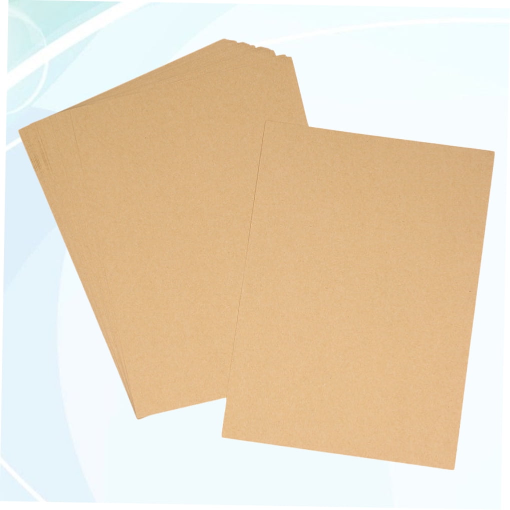 OUNONA Kraft Wrapping Paper in Khaki Color for Craft Projects, Folding, Scrapbooking, and Uses