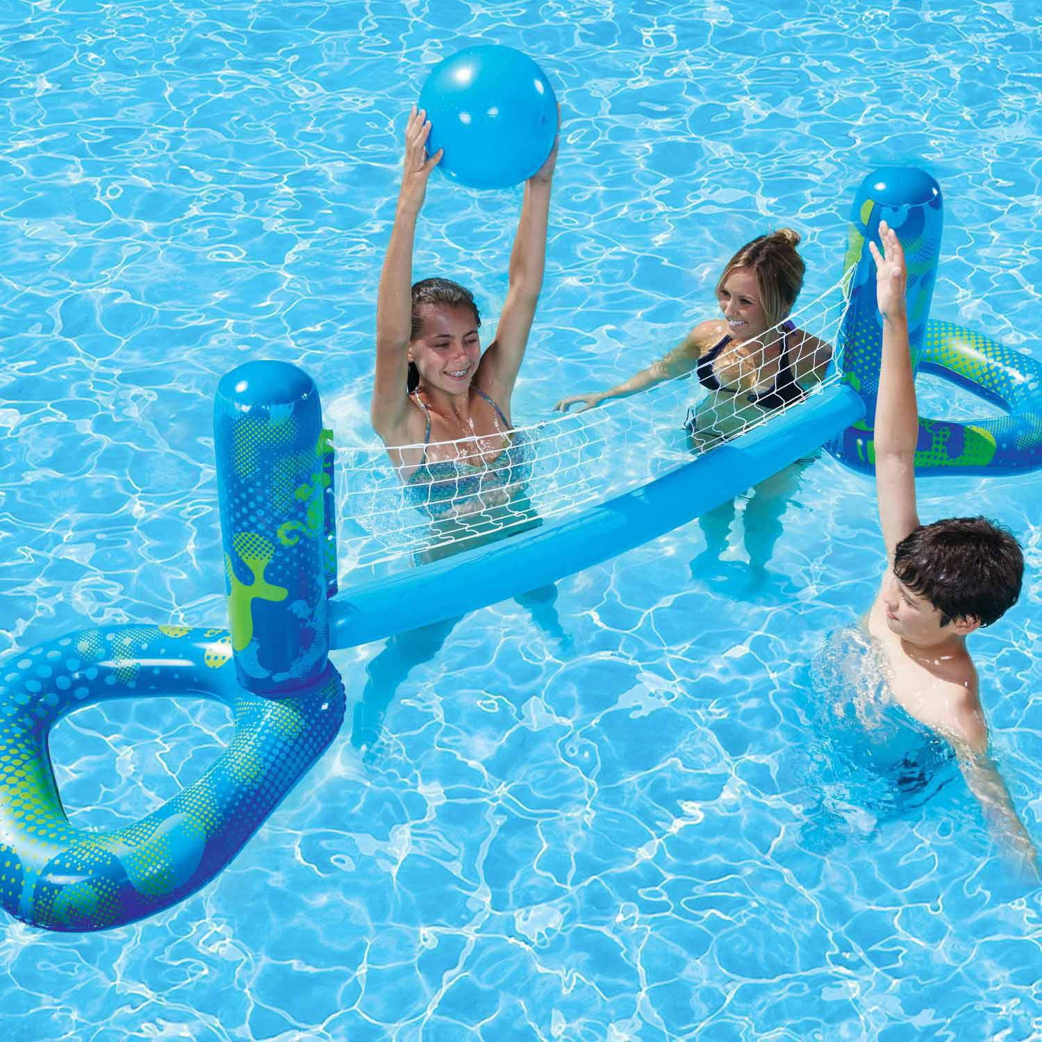Poolmaster Inflatable Swimming Pool Volleyball Game Set (Includes net & game ball)