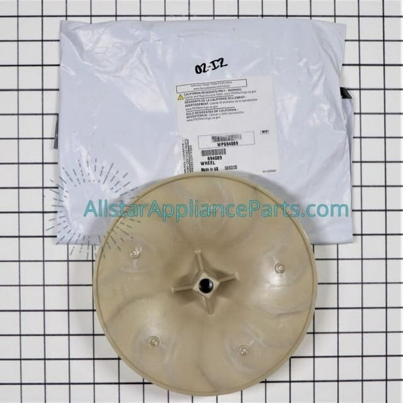 Whirlpool Dryer Blower Wheel WP694089