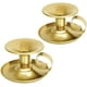 thumbnail image 1 of Bienvenido Candelabro cónico de hierro retro, juego de 2, candelabros dorados simples, soporte para velas para Halloween, Navidad, comedor, decoración del hogar, 1 of 6