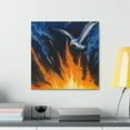 thumbnail image 3 of Gulls Over Seascape - Canvas, 3 of 10