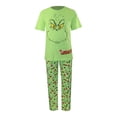 thumbnail image 1 of Pijama The Grinch para Hombre, Familias Navideñas Verde Talla EEG, 2 Piezas, 1 of 4