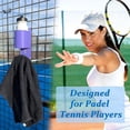 thumbnail image 6 of Tennis Water Bottle Rack | Outdoor Towel Storage Organizer | Durable Plastic Construction, Easy Install, Space-Saving Design | Multicolor | 7.32x3.34x2.59 in, 6 of 6