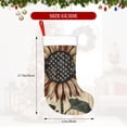 thumbnail image 4 of Naloa USA Sunflower Flag Christmas Stockings Decorations, Xmas Ornaments, DIY Personalized Farmhouse Decor for Home Family Party Tree, 4 of 7