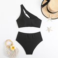 thumbnail image 5 of QHFBli Womens Two Piece Bathing Suit Criss Cross Underwire Bikini High Cut Swimsuit, 5 of 7