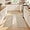 Beige, variant on Kitchen Mats for Floor 3 Piece Set Non Slip Kitchen Rugs Washable Farmhouse Kitchen Floor Mats Thick Long Area Rug Carpet Runner for Hallway Entryway Laundry Bathroom, Black