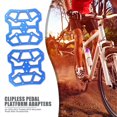 thumbnail image 1 of 2 uds adaptadores de plataforma de Pedal sin clip SPD KEO de aleación de aluminio para bicicleta de carretera MTB, 1 of 7