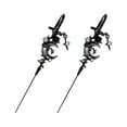 thumbnail image 6 of Eosunjian 1 Pair Ear Needles Myth of The Moon Punk Rock Dark Style Individual Piercing Earrings Star Moon Ear Cuffs Club Party Jewelry White, 6 of 12