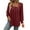 Wine, variant on tklpehg Long Sleeve Shirts for Women Tunic Tops to Wear with Leggings Lightweight Tunic Tops Square Neck Loose Classic Solid Color Going Out Tops Casual Blouses (Black,M)
