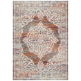 thumbnail image 7 of SAFAVIEH Madison Jayme Vintage Traditional Area Rug, Light Grey/Rust, 5'1" x 7'6", 7 of 7